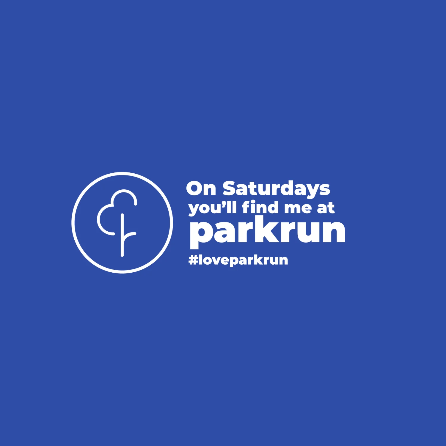 Bumper sticker - On Saturdays you'll find me at parkrun - Image 2