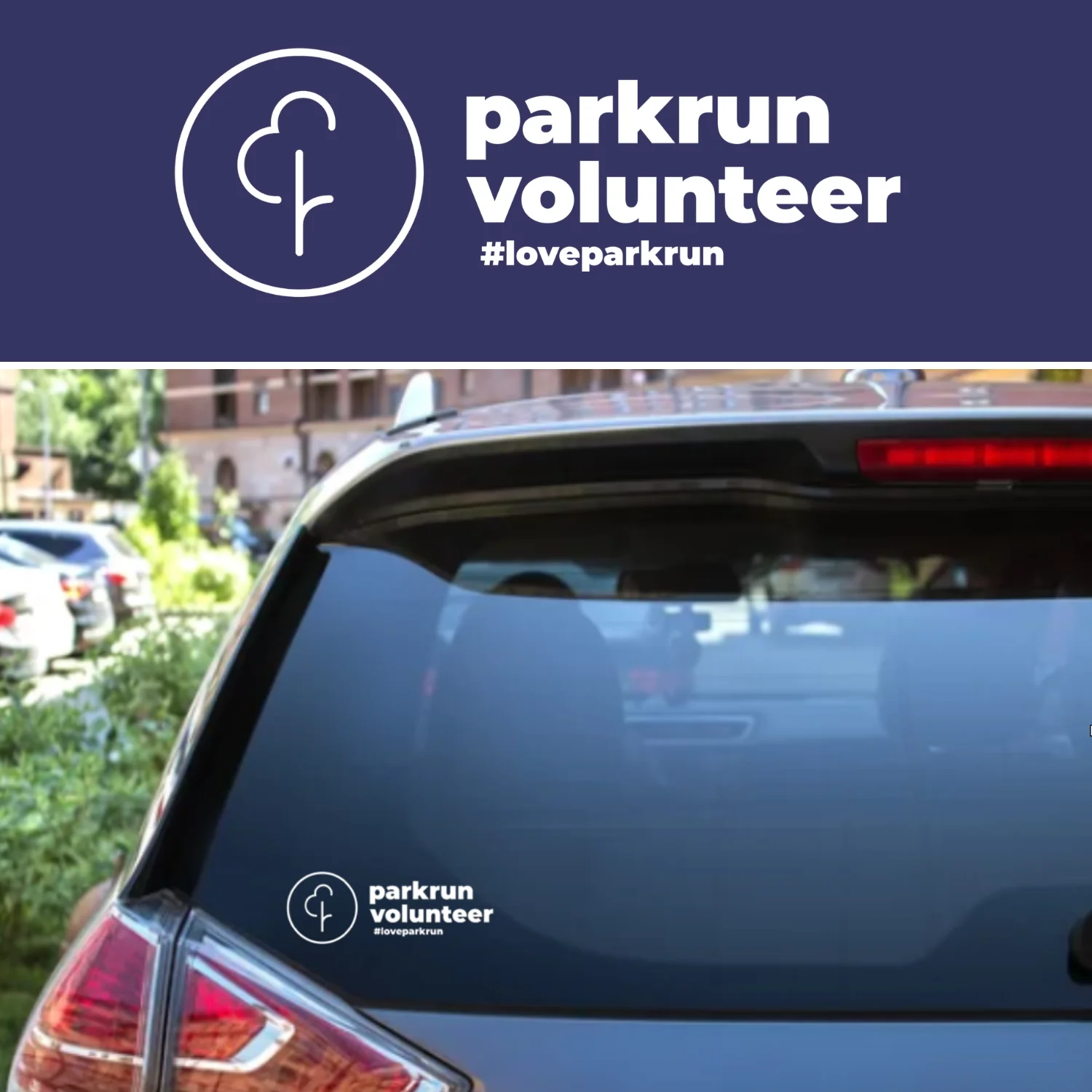 Bumper sticker - parkrun volunteer