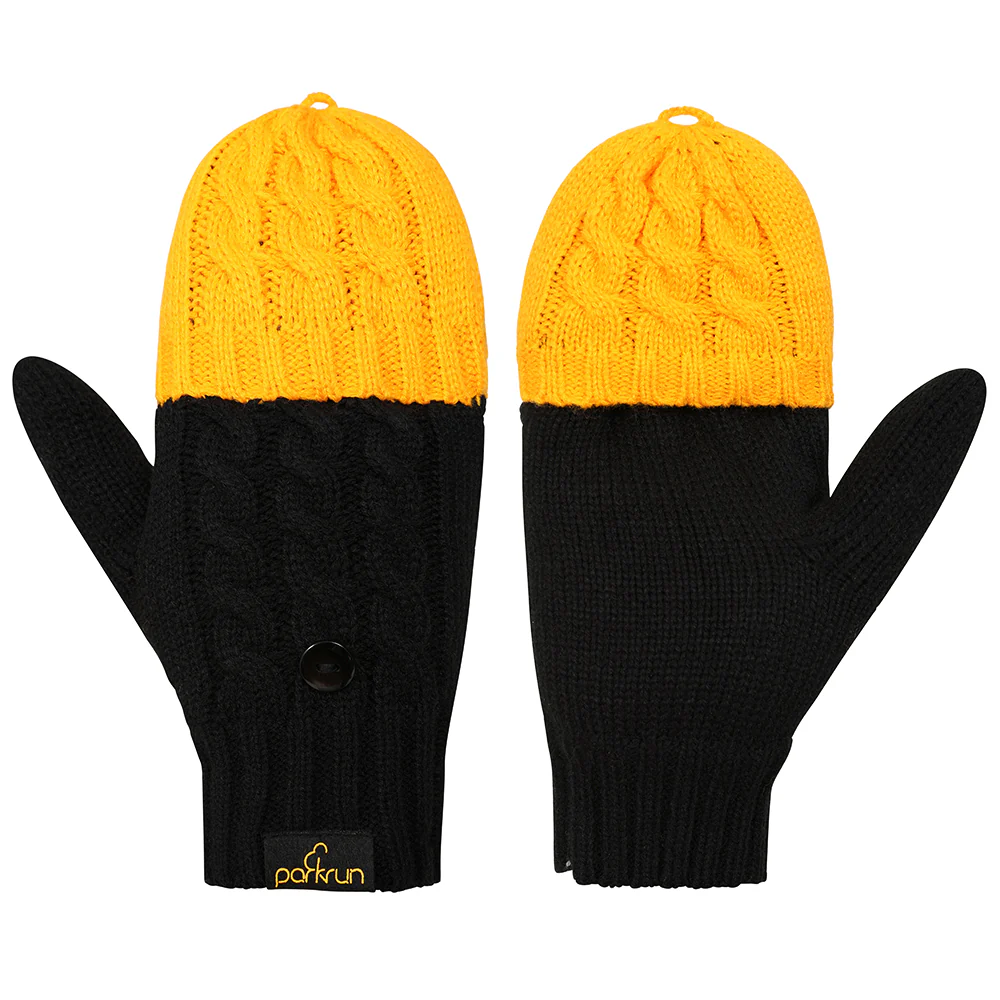 parkrun Knitted Beanie and Mitten/Glove Set - Image 8