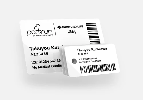 parkrun Japan IDタグとカードセット - Image 2