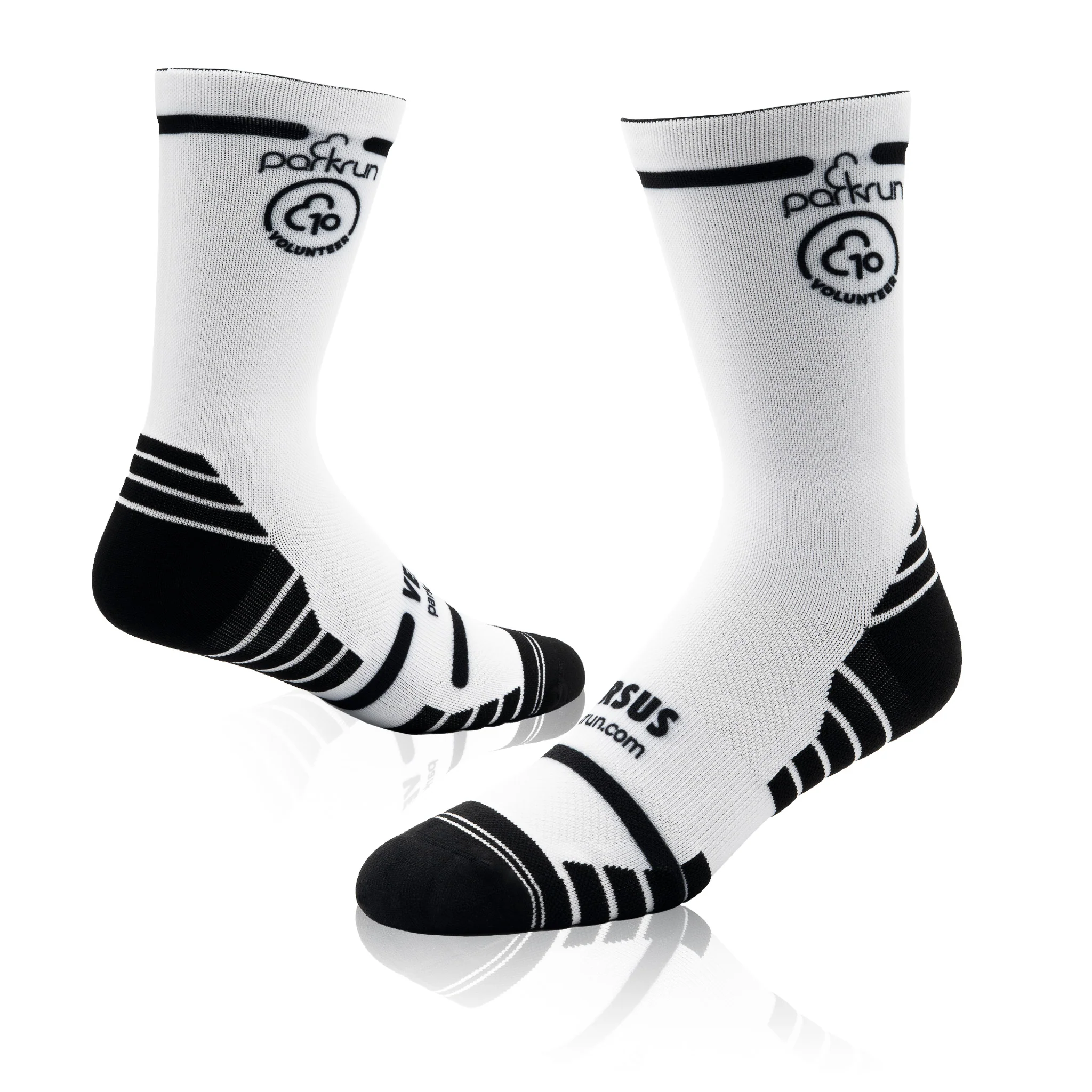 parkrun Milestone 10 Volunteer Socks