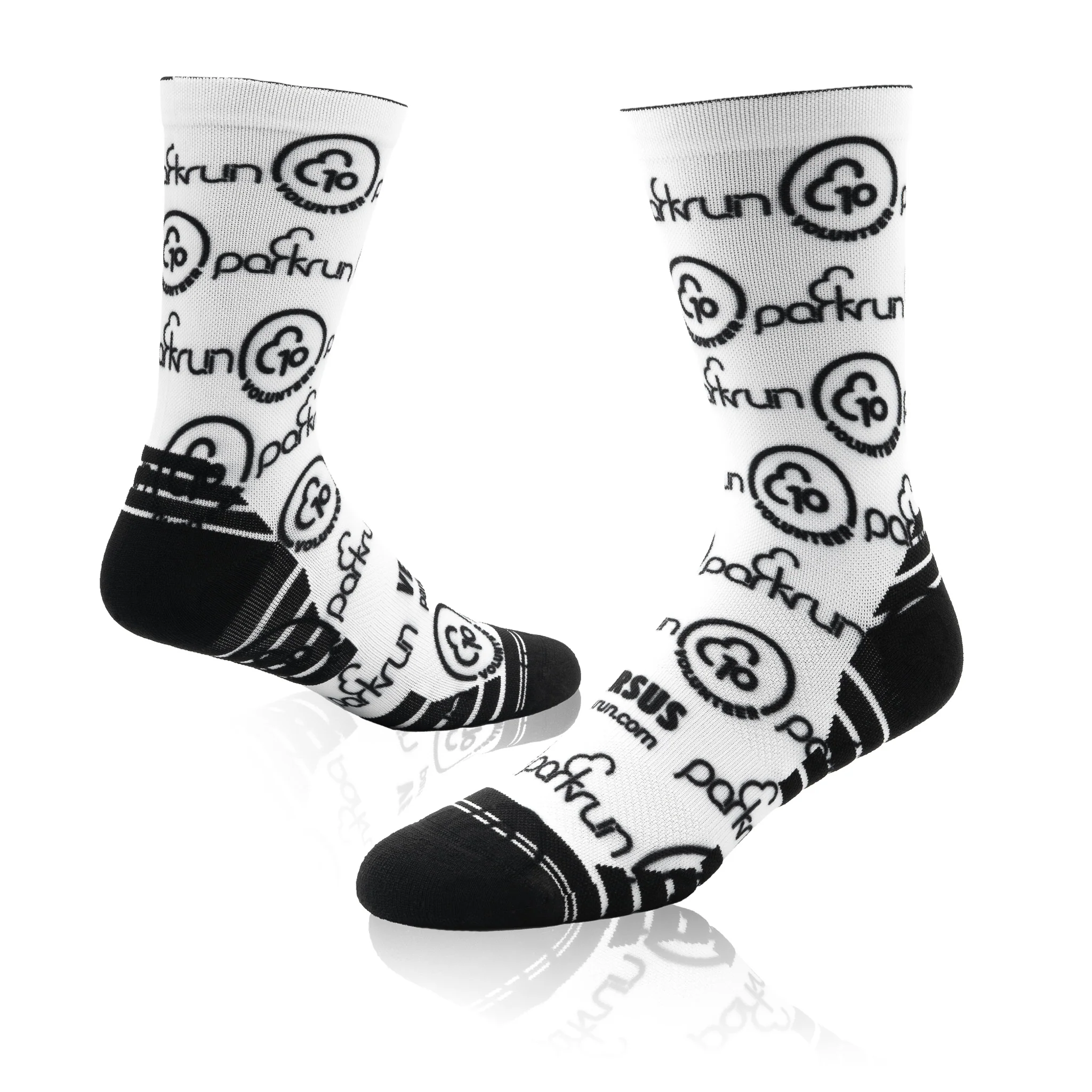 parkrun Milestone 10 Volunteer Socks - Image 3