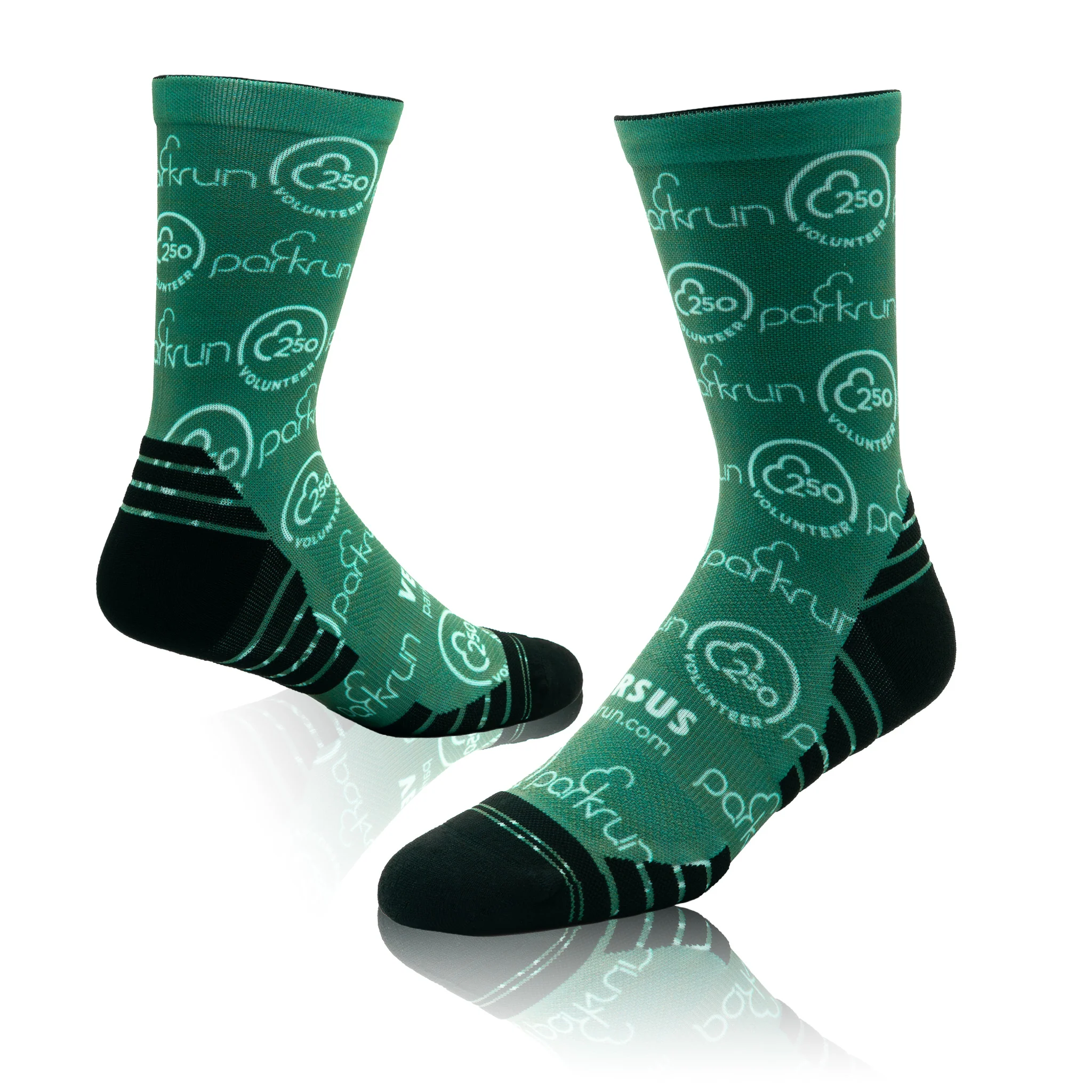 parkrun Milestone 250 Volunteer Socks - Image 3