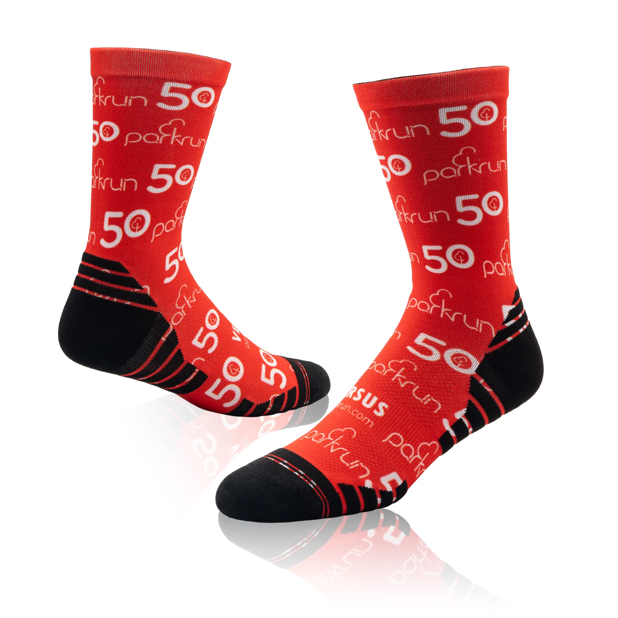 parkrun Milestone 50 Walk/Run Socks - Image 3
