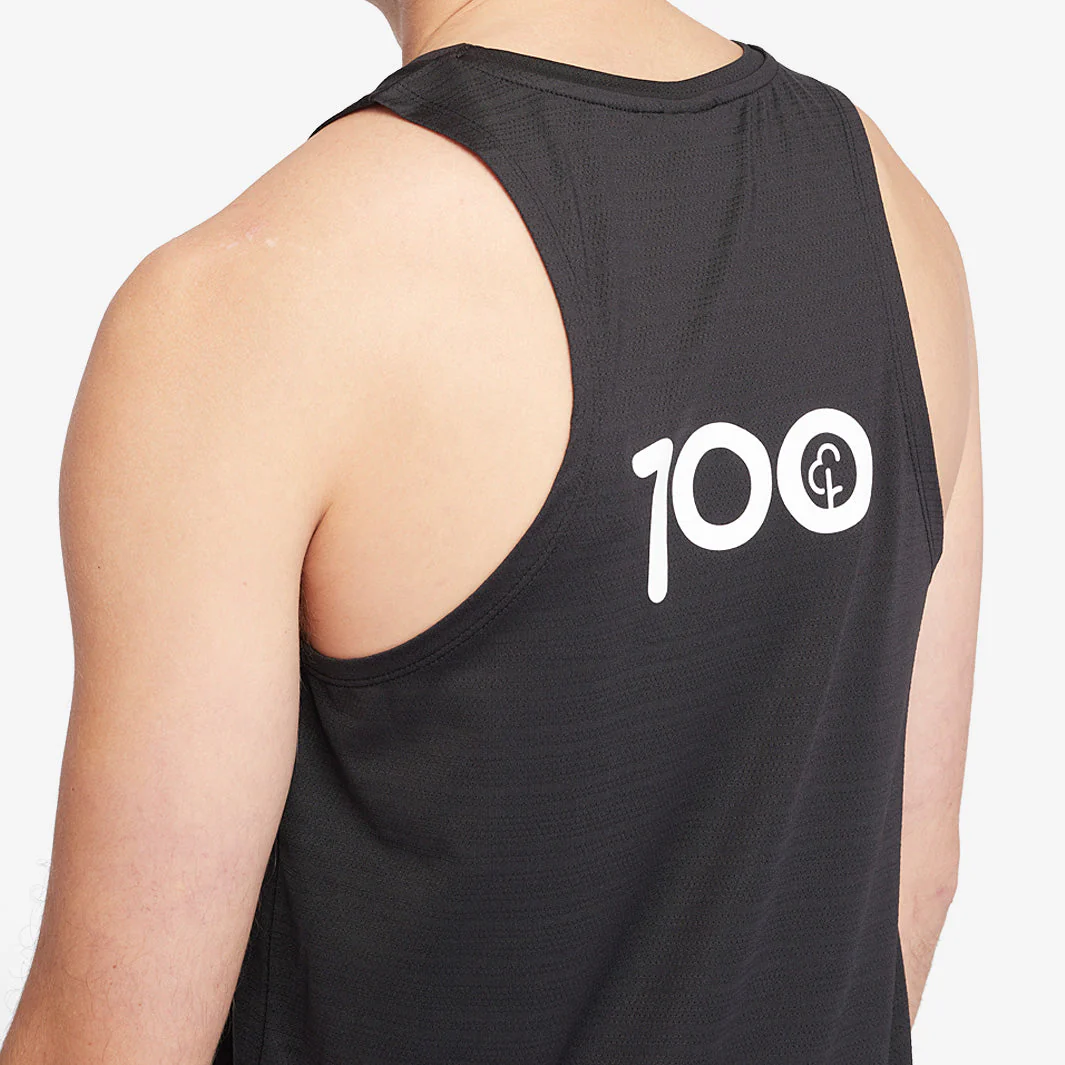 parkrun Milestone Men's Singlet 100 - Black - Image 2