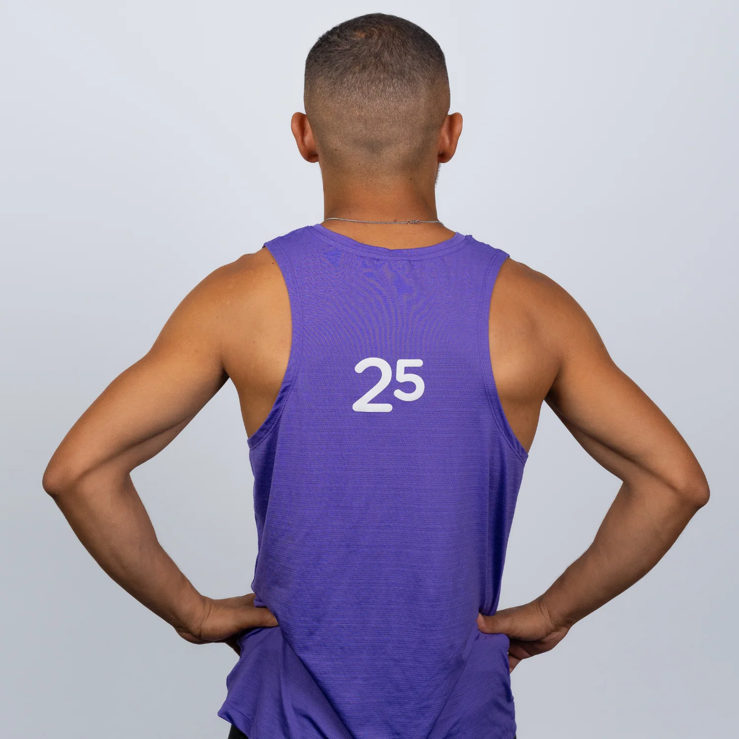 parkrun Milestone Men's Singlet 25 - Purple