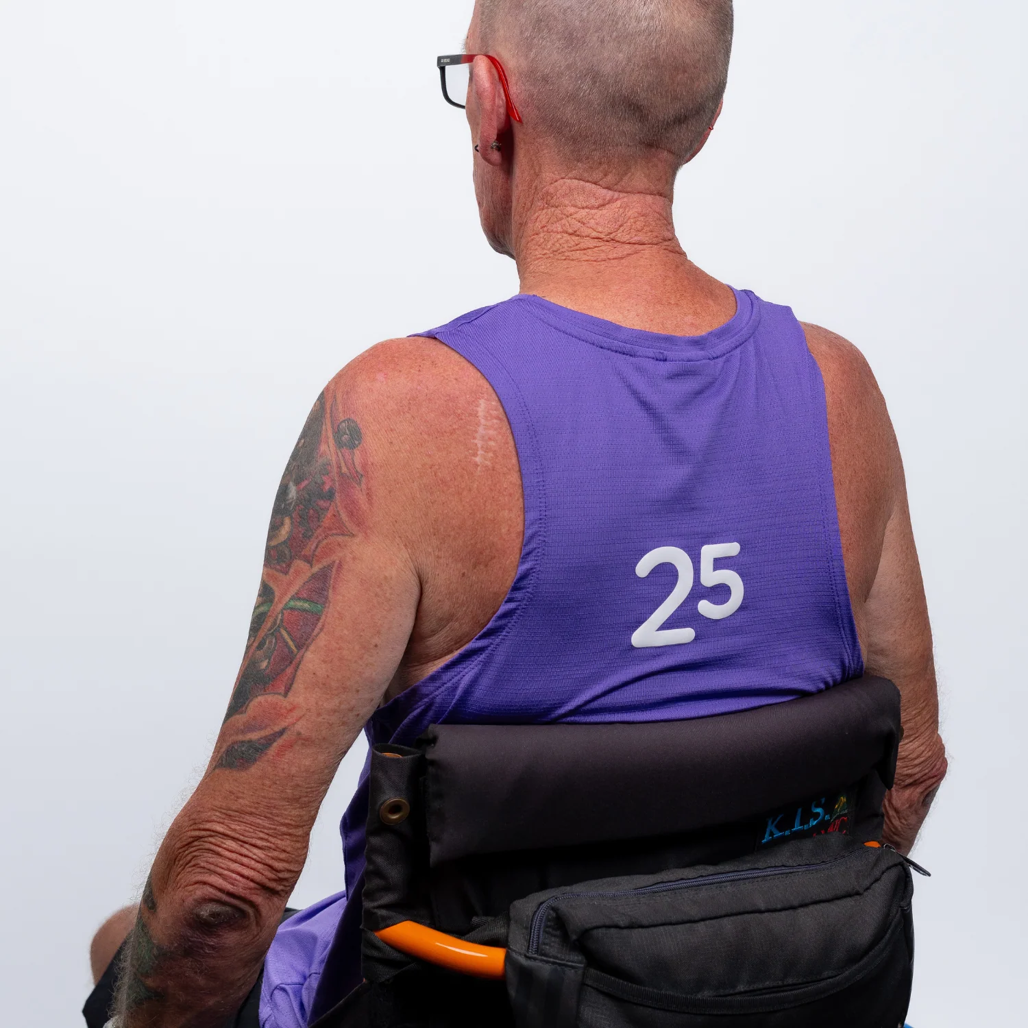 parkrun Milestone Men's Singlet 25 - Purple - Image 5