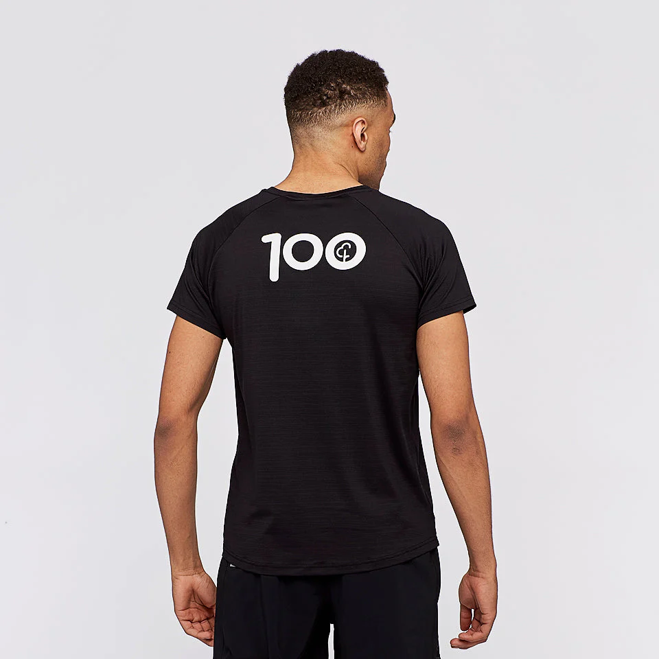 parkrun Milestone Men's T-Shirt 100 - Black - Image 2
