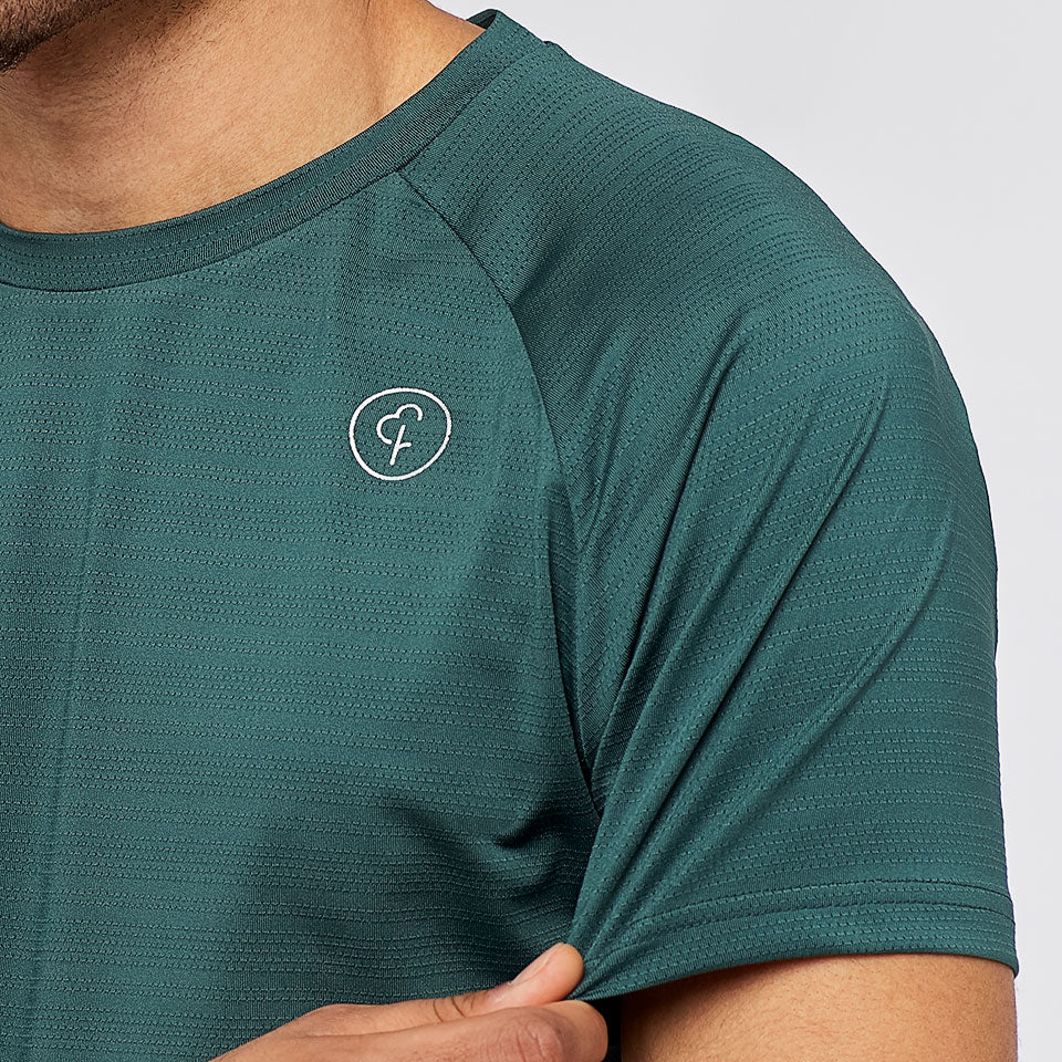 parkrun Milestone Men's T-Shirt 250 - Green - Image 3