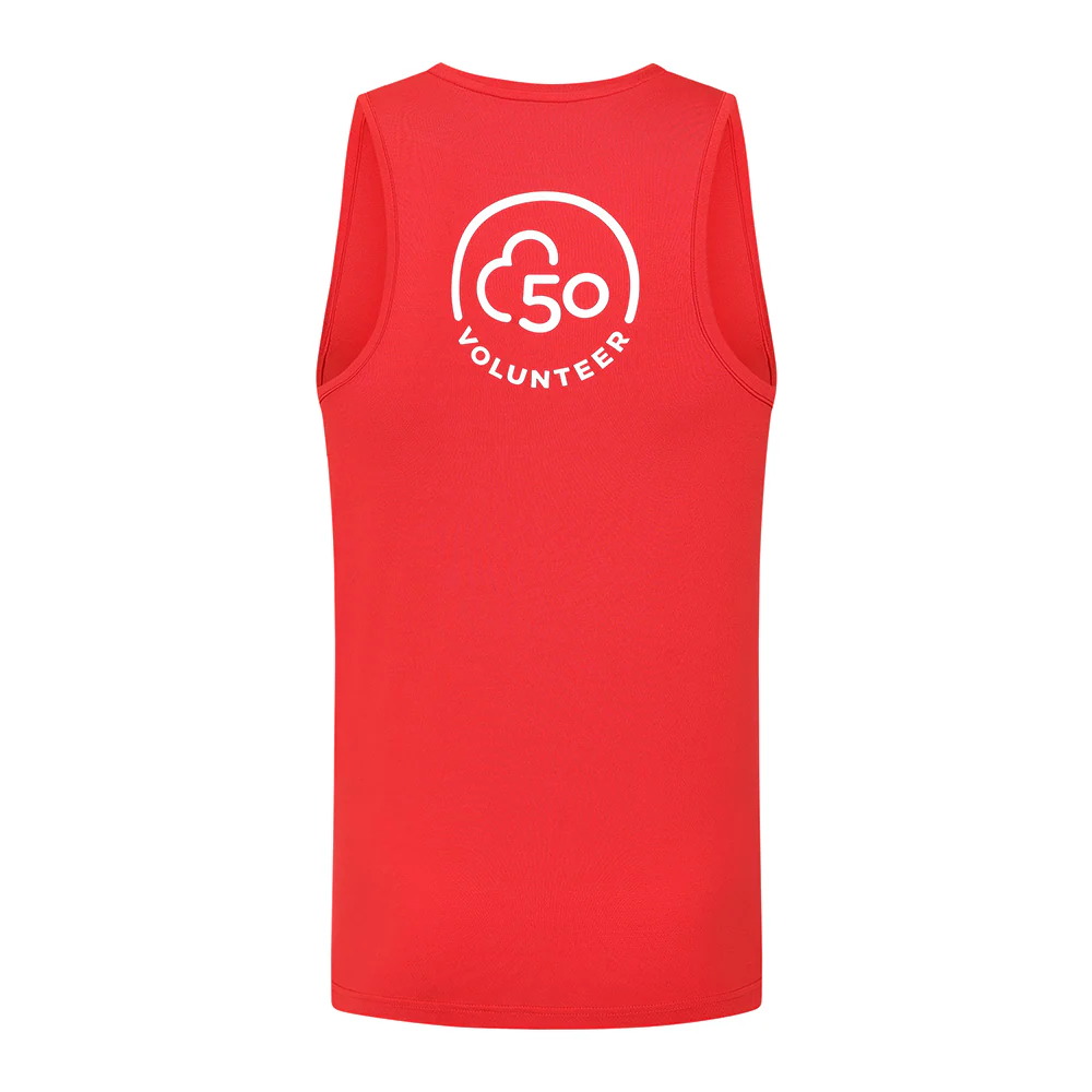 parkrun Milestone Men's Volunteer Singlet 50