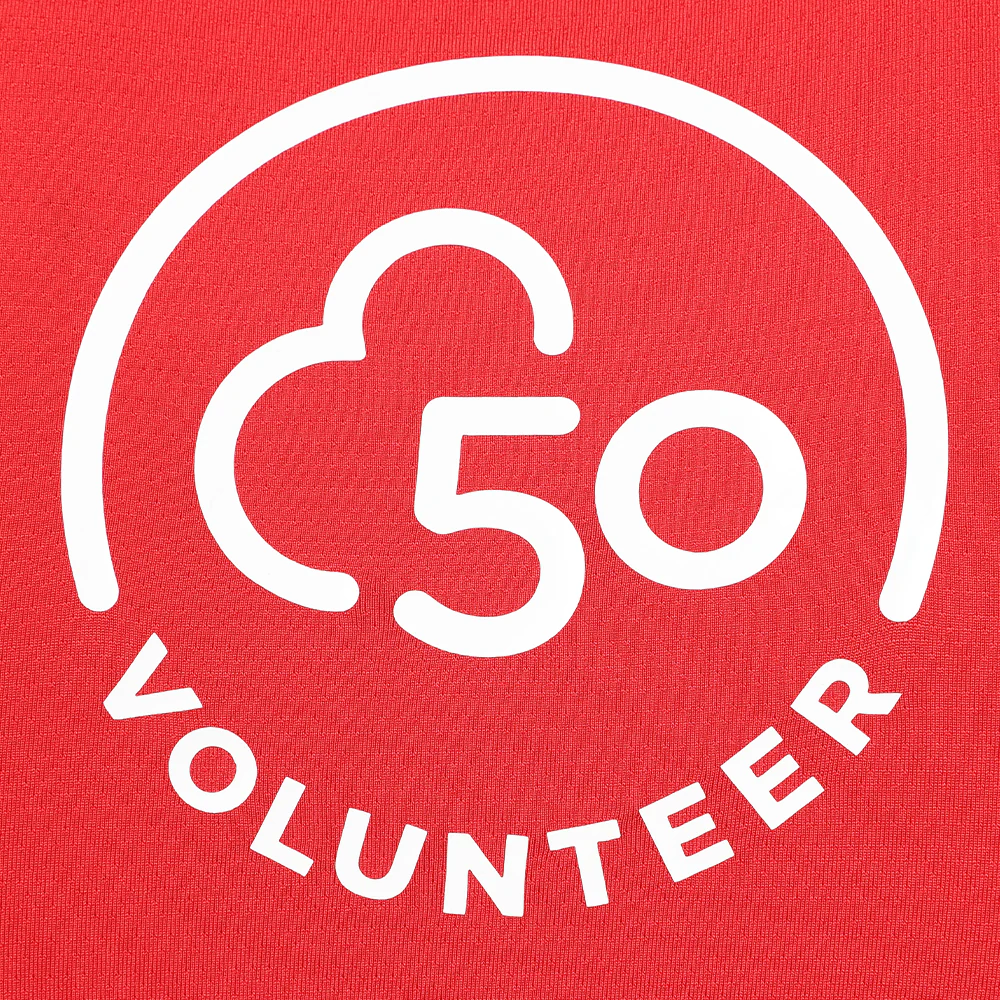 parkrun Milestone Men's Volunteer Singlet 50 - Image 3