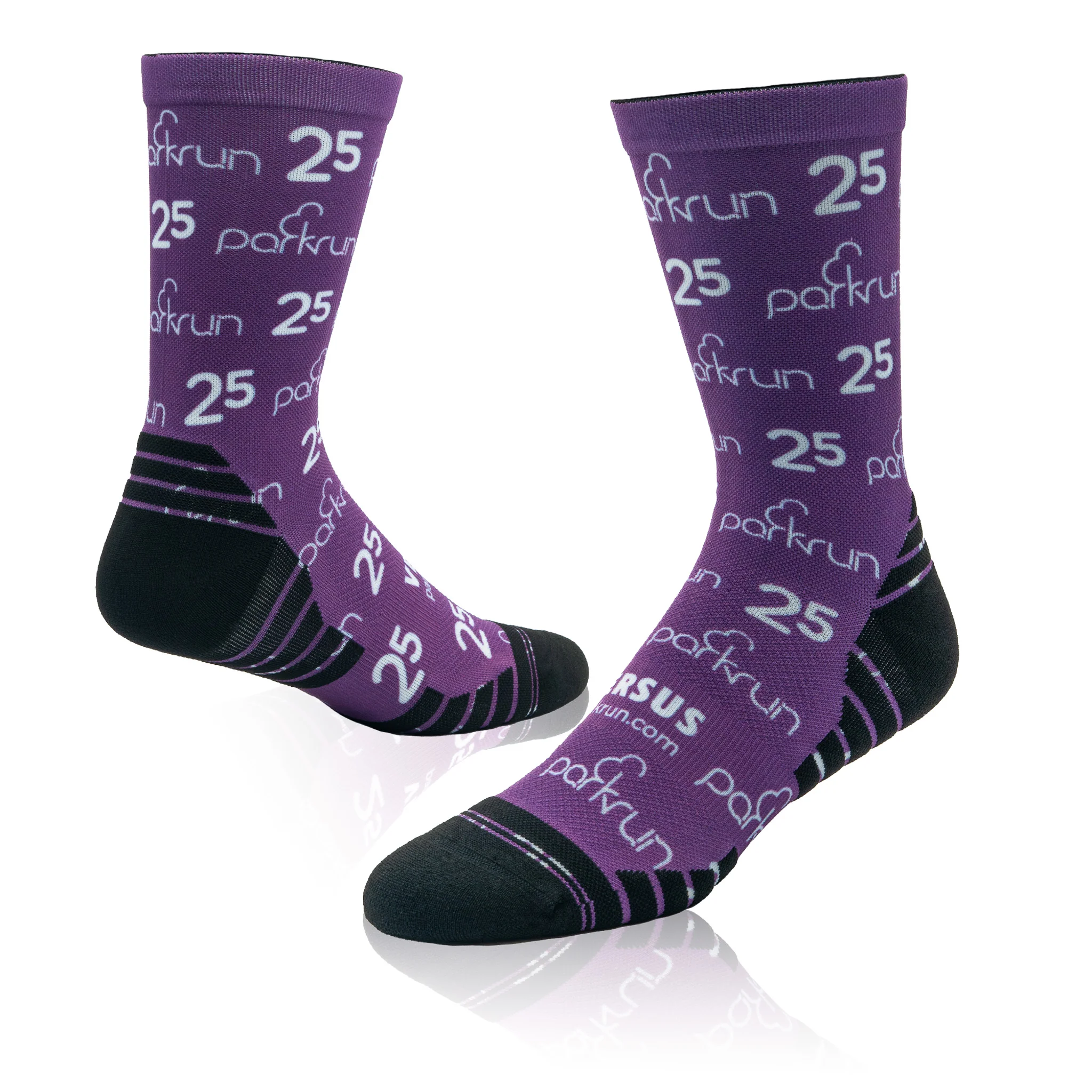 parkrun Milestone 25 Walk/Run Socks - Image 3