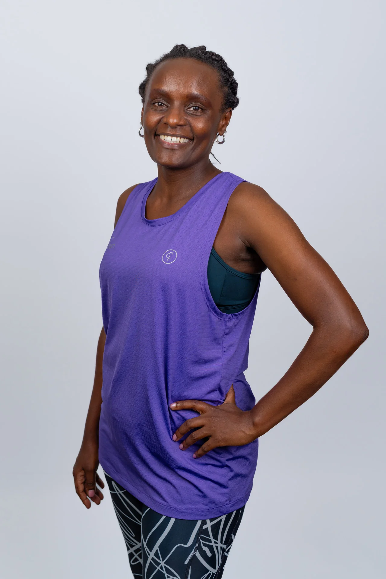 parkrun Milestone Women's Singlet 25 - Purple
