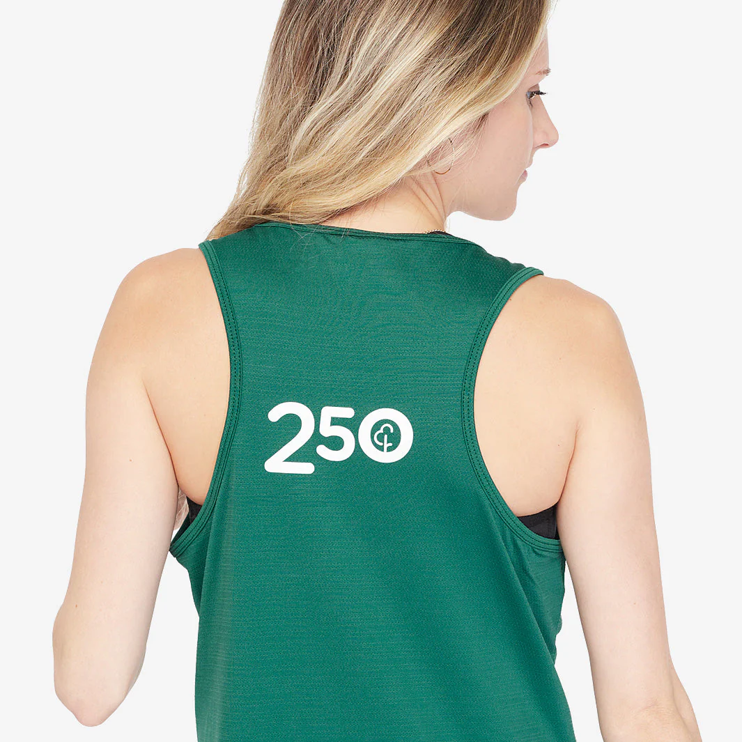 parkrun Milestone Women's Singlet 250 - Green - Image 2