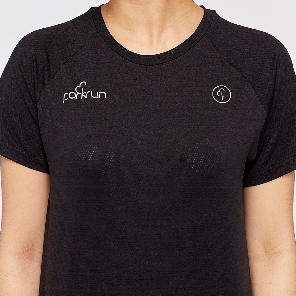 parkrun Milestone Women's T-Shirt 100 - Black - Image 5