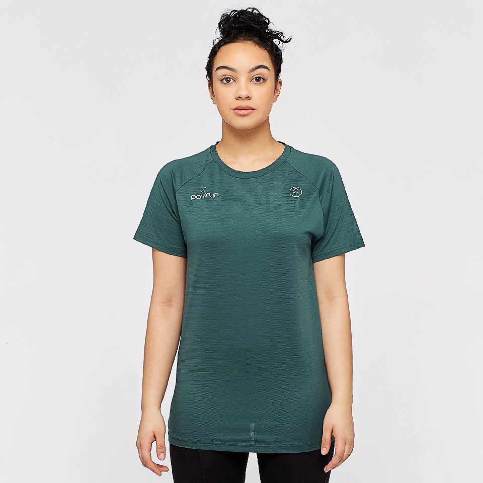 parkrun Milestone Women's T-Shirt 250 - Green - Image 2