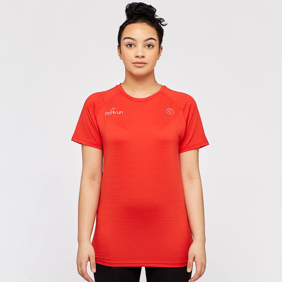 parkrun Milestone Women's T-Shirt 50 - Red - Image 2