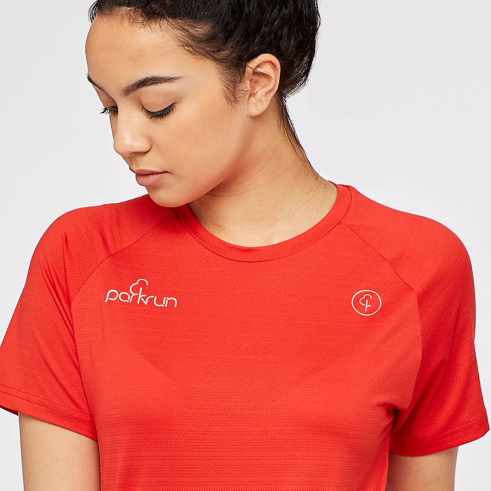 parkrun Milestone Women's T-Shirt 50 - Red - Image 4