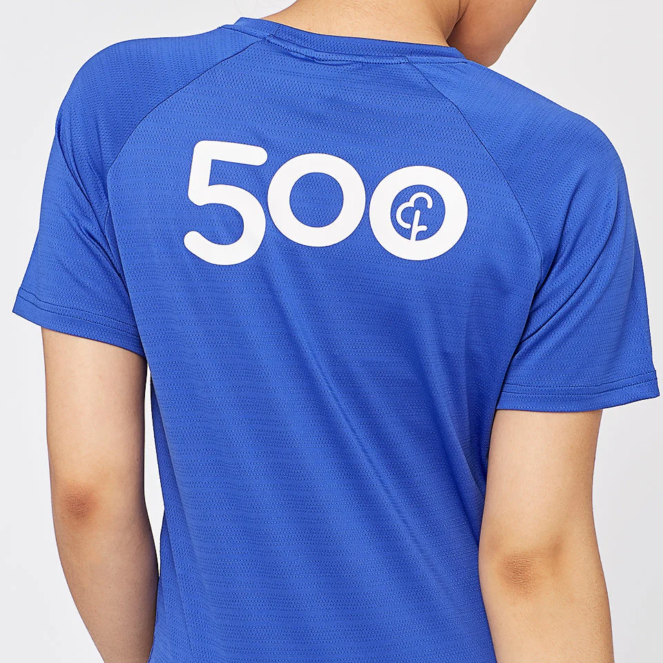 parkrun Milestone Women's T-Shirt 500 - Blue