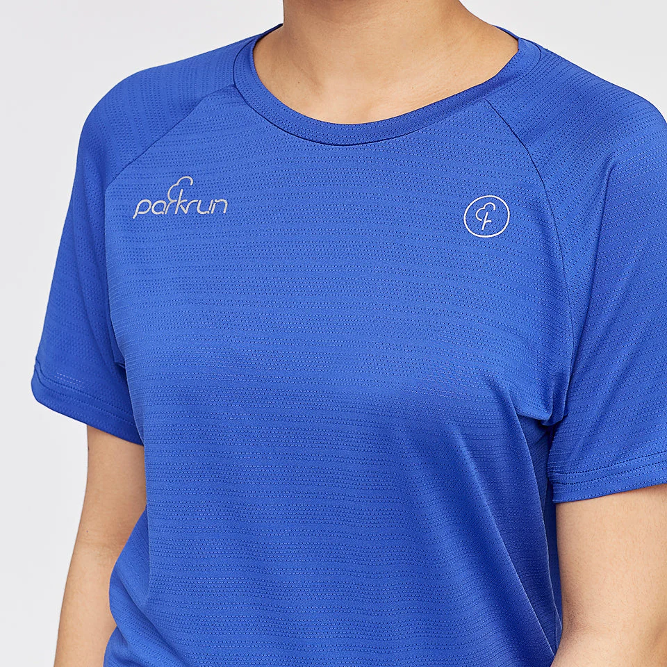 parkrun Milestone Women's T-Shirt 500 - Blue - Image 3