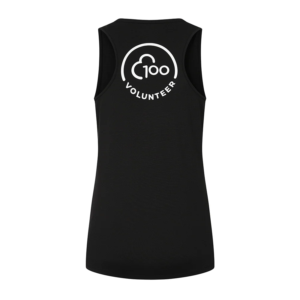 parkrun Milestone Women's Volunteer Singlet 100