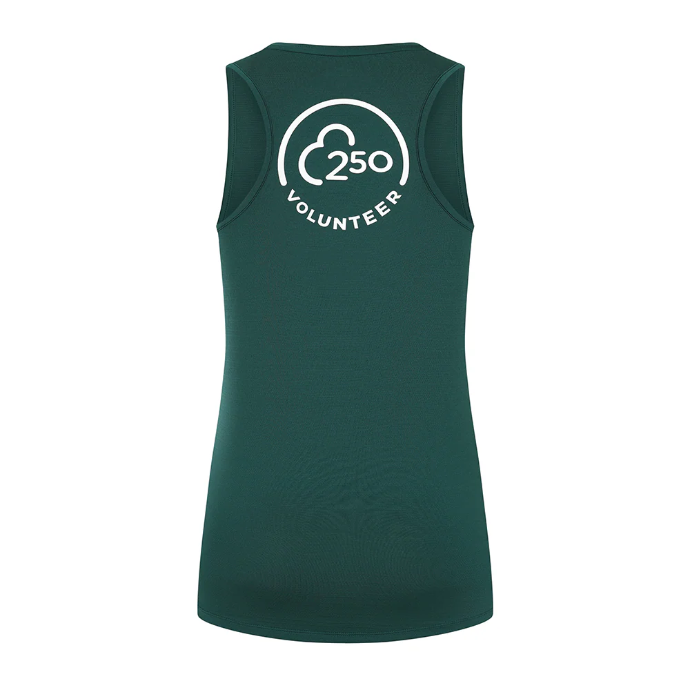 parkrun Milestone Women's Volunteer Singlet 250