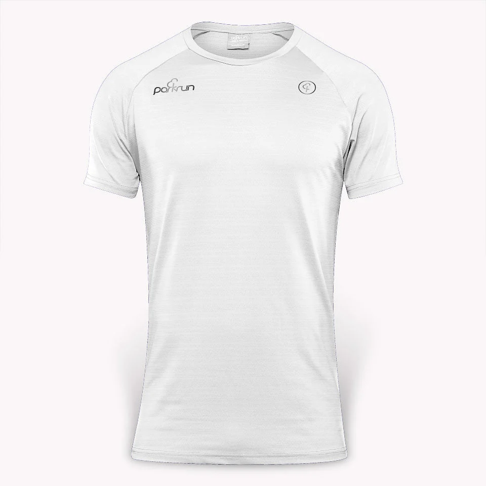 parkrun Milestone Youth T-Shirt 10 - White - Image 2