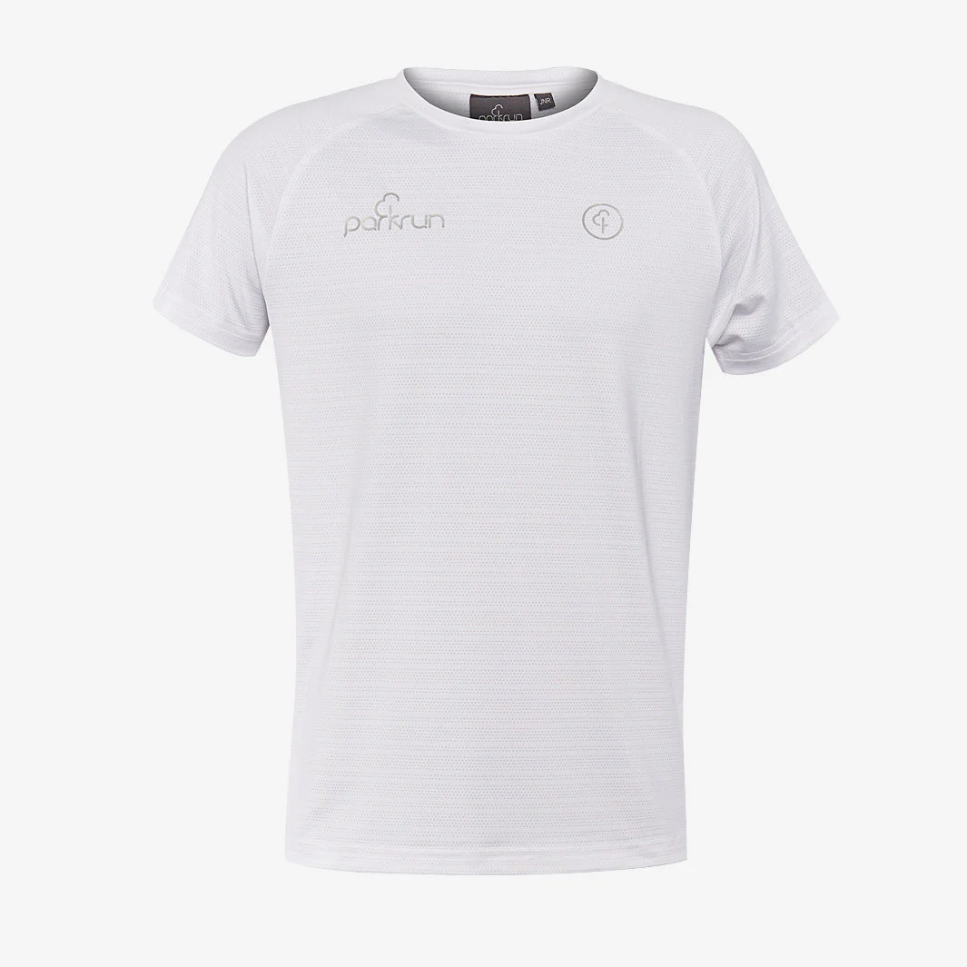 parkrun Milestone Youth Volunteer T-Shirt 10 - White - Image 2