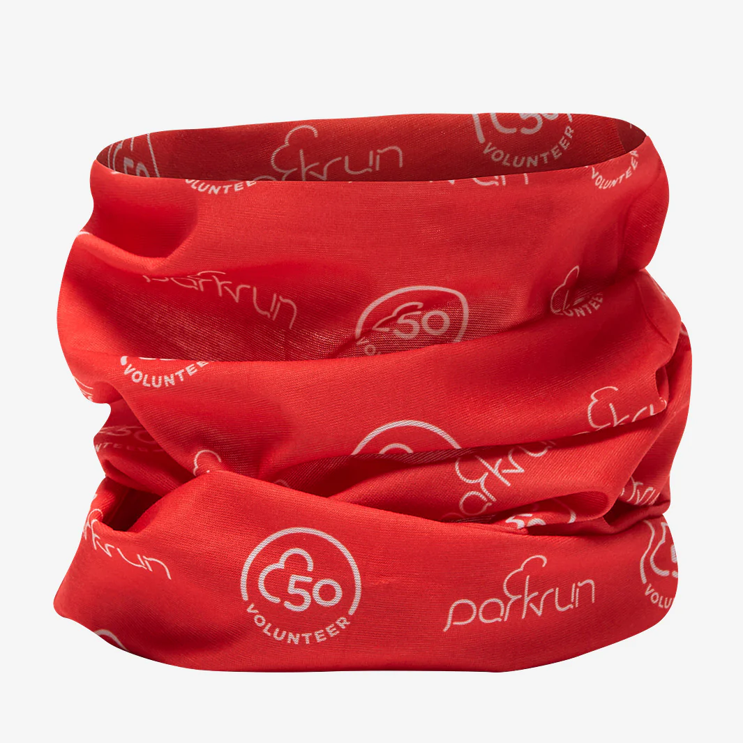 parkrun Volunteer 50 Milestone parkwrap