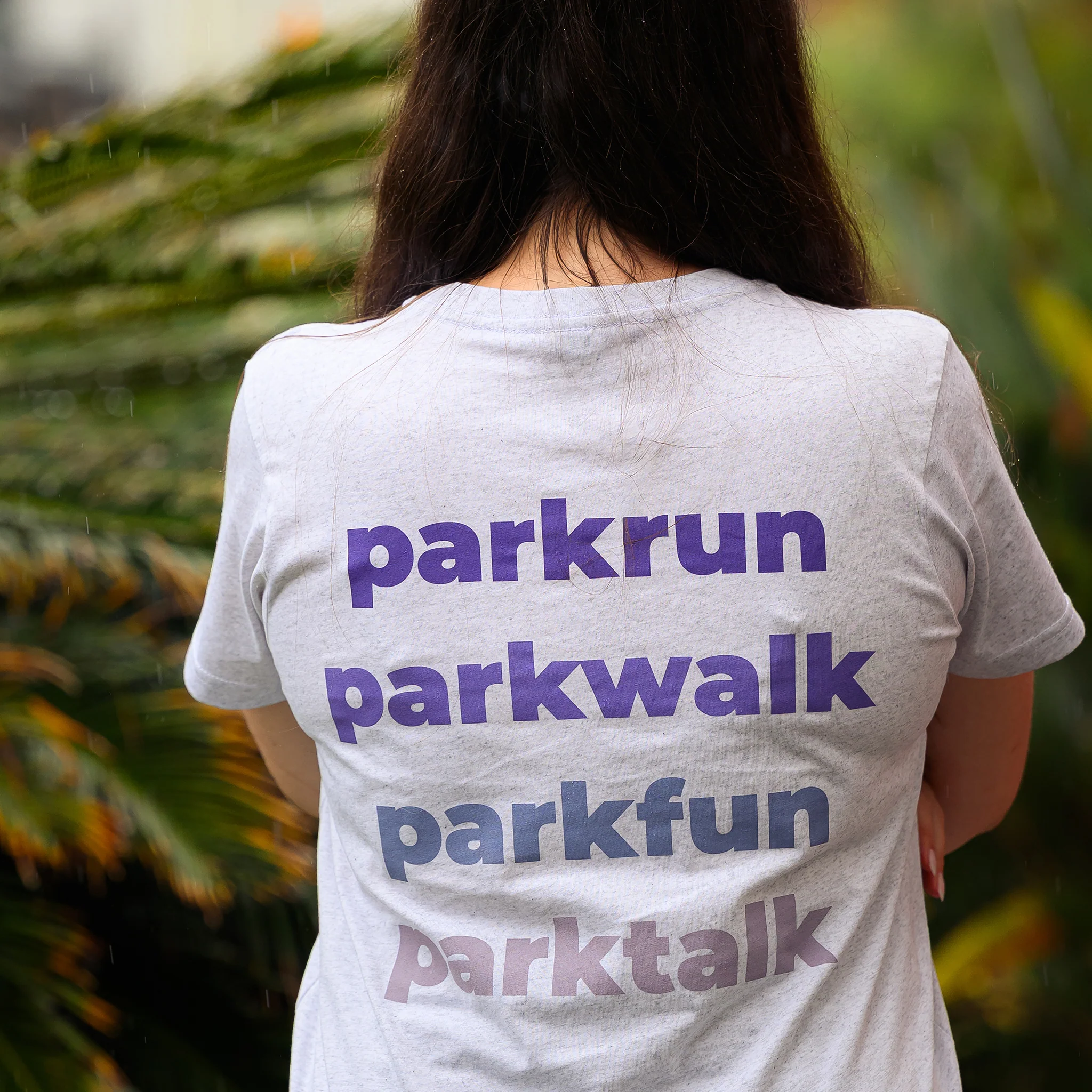 Women's parkrun parkwalk parkfun parktalk - Cotton T-Shirt - Image 5